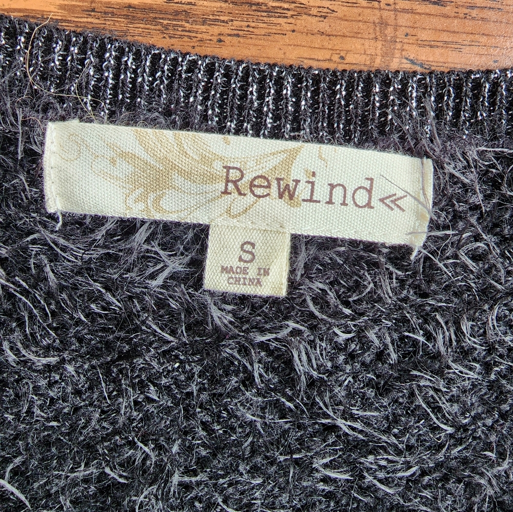 Rewind Fuzzy Button Front Cardigan - image 4